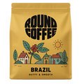 Round Coffee Brazil Smooth coffee bag