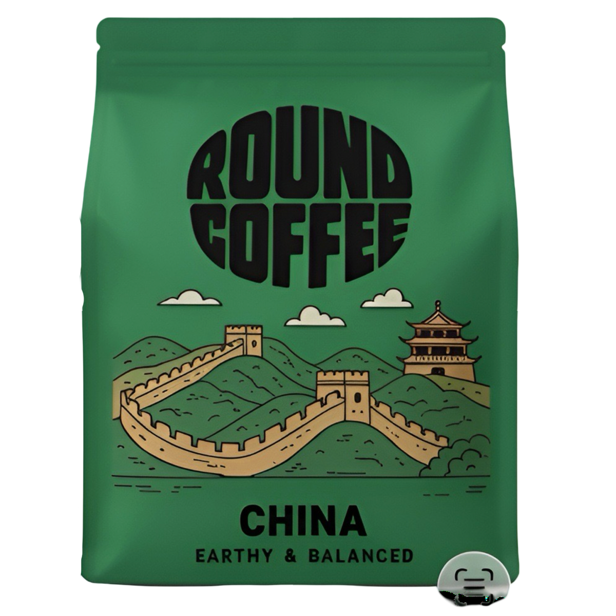 Round Coffee China coffee bag