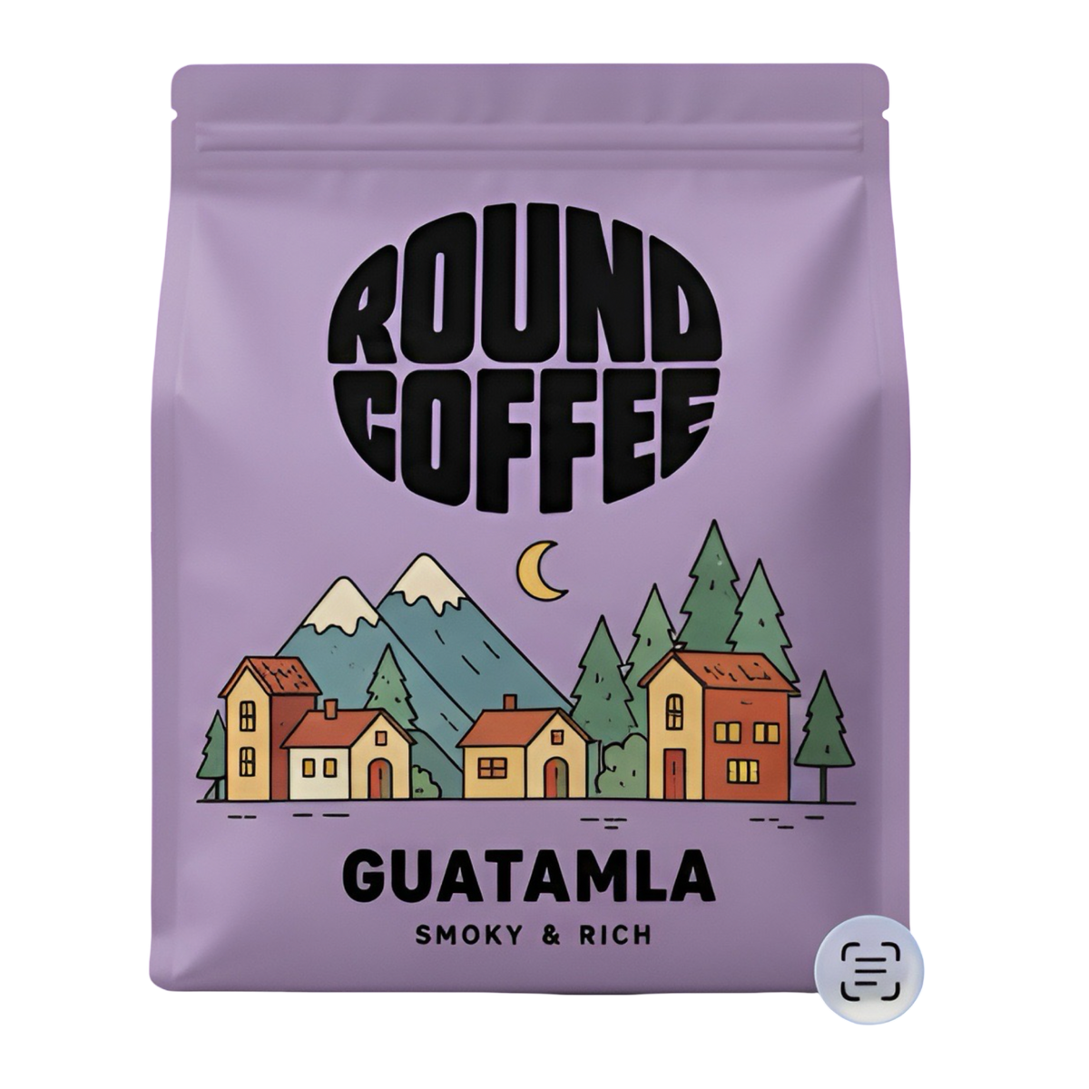 Round Coffee Guatemala coffee bag