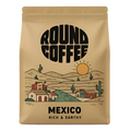 Round Coffee Mexico coffee bag