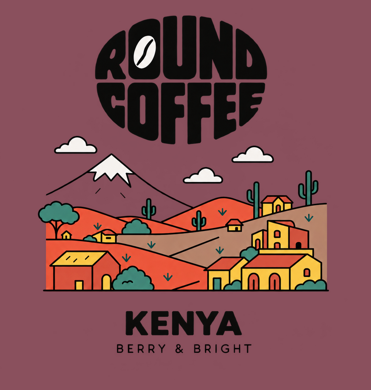 Kenya Round Coffee artwork