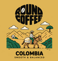 Colombia Mule Round Coffee artwork