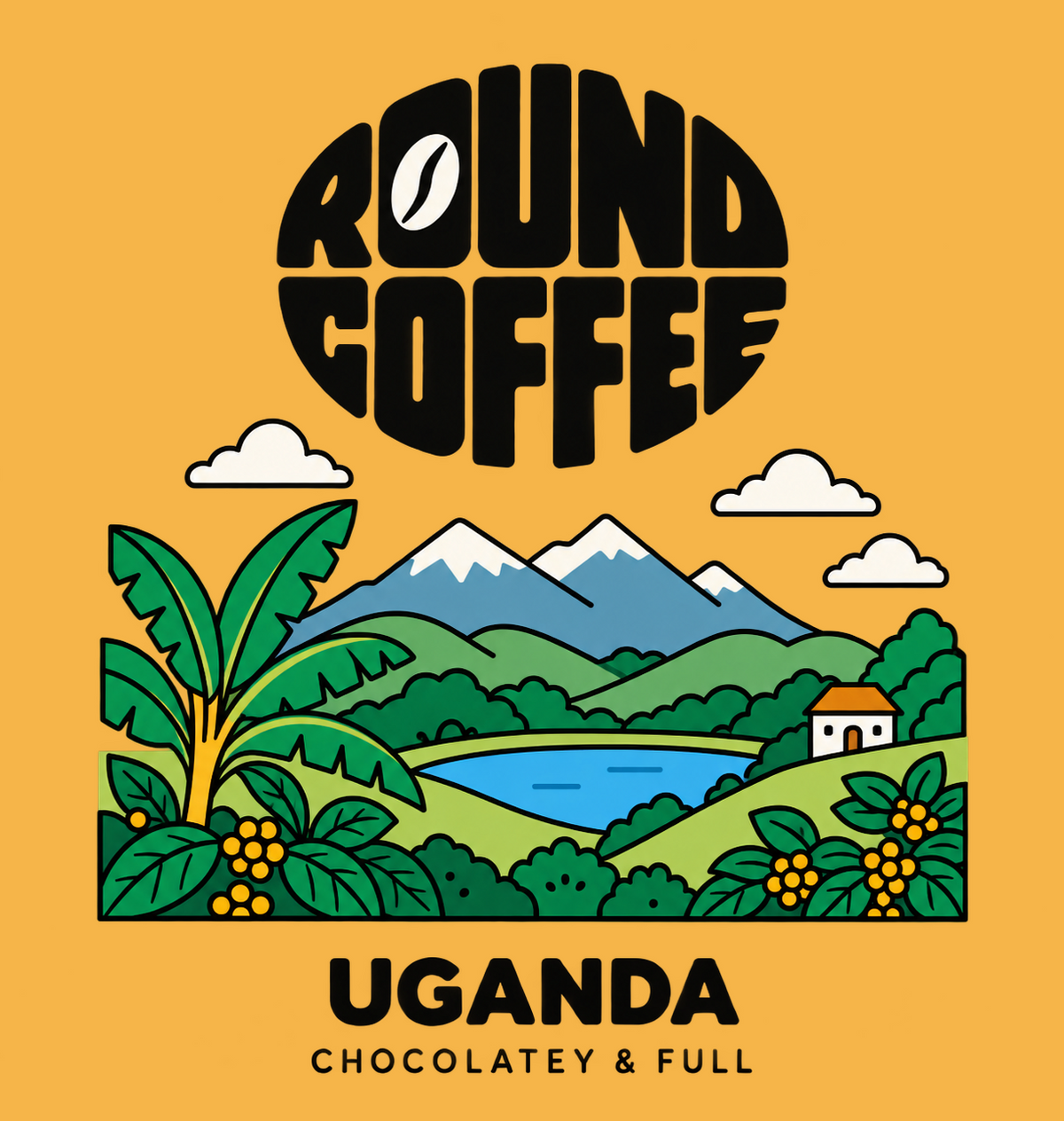 Uganda Round Coffee artwork