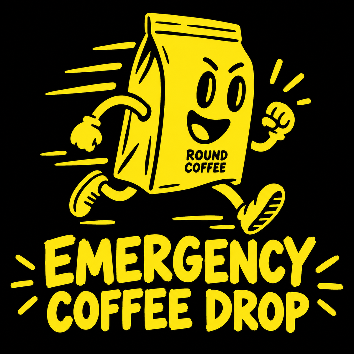 Round Coffee Emergency Coffee Drop same-day delivery